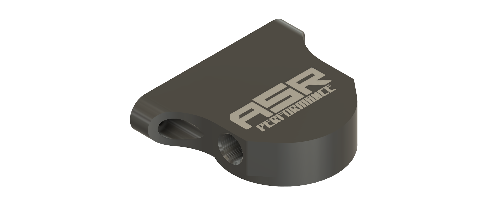 Remote Fuel filter mount, billet aluminum, hard anodized, -08 O-ring fitting, made in the USA, filter included