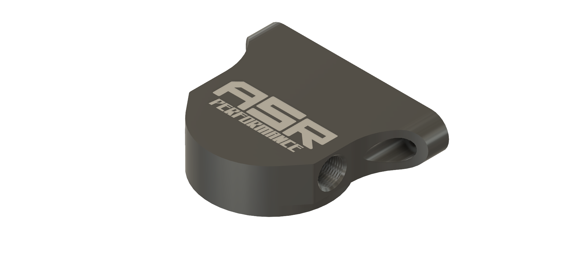 Remote Fuel filter mount, billet aluminum, hard anodized, -08 O-ring fitting, made in the USA
